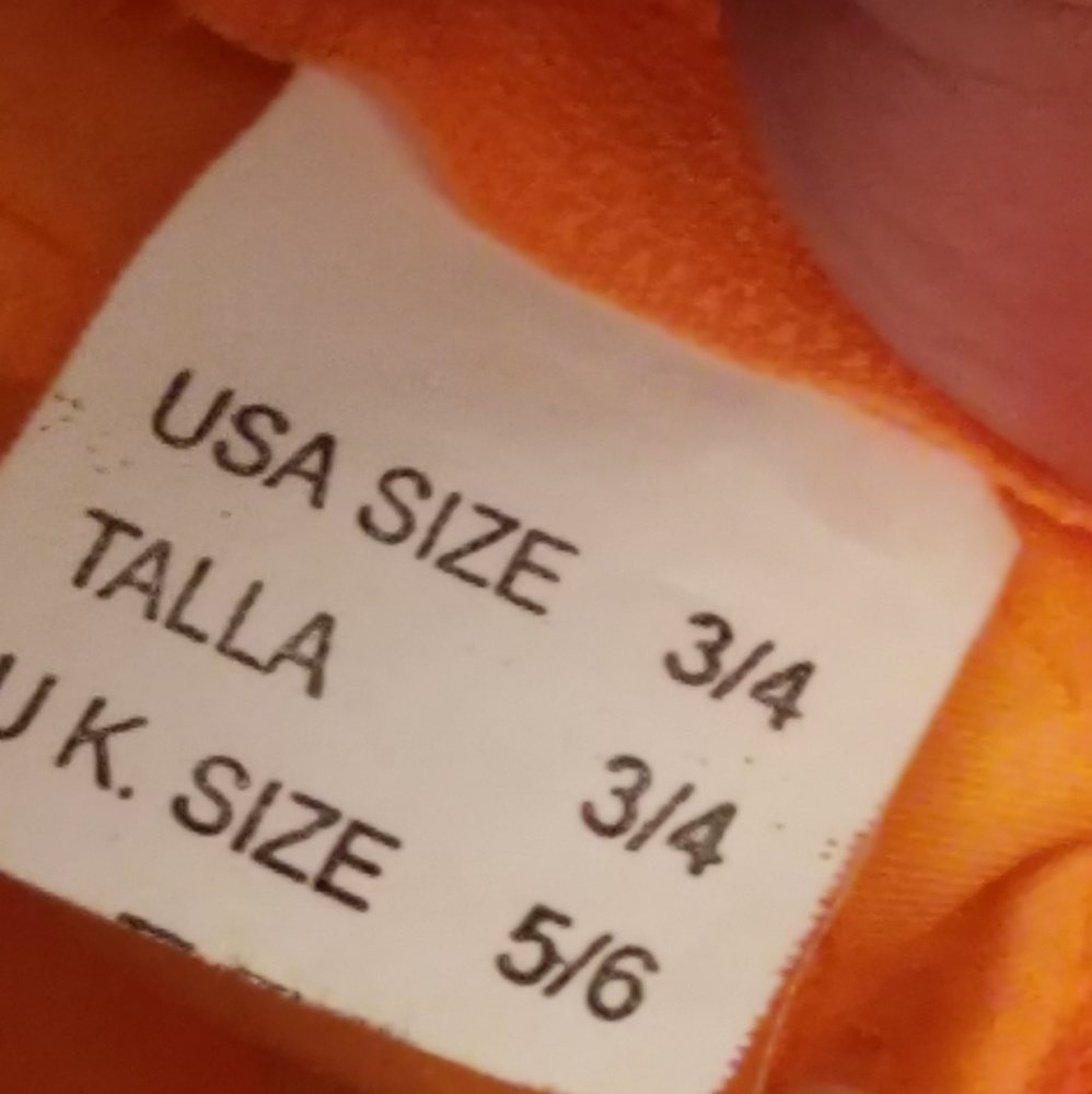 Mari Lee Orange 2 piece size 3/4 - Picture 2 of 4